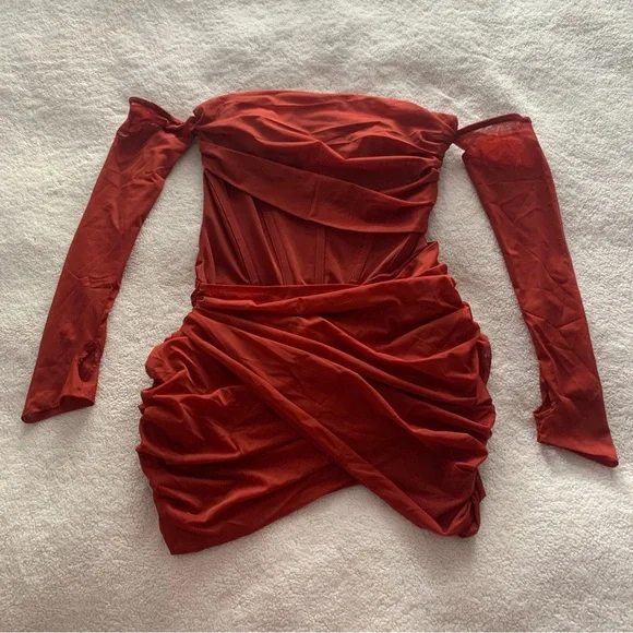 House of CB | Dresses | Mistress Rockshouse Of Cb Burnt Orange Offshoulder Dress | Poshmark House of CB | Dresses | Mistress Rockshouse Of Cb Burnt Orange Offshoulder Dress | Poshmark